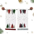 Julkökshanddukar Bomull 66 x 45 cm - Set om 2 - Vit