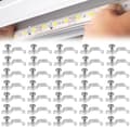 35 monteringsclips til LED-strips - vandtætte og skruer inkluderet