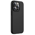 Pikkukuva 6 / 6: Coque Noir TPU voor iPhone 16 PRO MAX ja 2 Karkaistua Lasia Näytön Suojakalvoa Phonillico® Svart