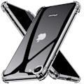 Miniatyrbillede 1 af 4: Coque antichok silikone transparent til iPhone SE 2022 Phonillico® Transparent
