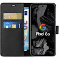 Pikkukuva 3 / 5: Coque - Phonillico - Google Pixel 8a - Lompakko - Nahkaefekti - Video-tuki Svart