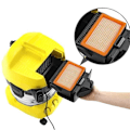Miniatyrbillede 4 af 4: Filtr til Karcher WD4 WD5 WD6 MV4 MV5 MV6 Støvsugerfilter erstatning 2.863-005.0 [Sæt 2] Phonillico®