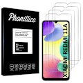 Miniatyrbild 1 av 4: Härdat Glas för Xiaomi Redmi 11A [Pack 4] Skyddsglas Film Phonillico®