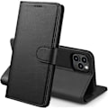 Miniatyrbillede 1 af 4: Coque til iPhone 13 PRO MAX (6,7") - Sort Wallet Klap Magnetisk Låg Kortopbevaring Phonillico® Svart