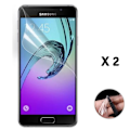 Miniatyrbild 2 av 4: Skärmskyddsfilm - Phonillico® - Samsung Galaxy A3 2016 A310 - Paket med 2 - Ultra tunn - Repellerande