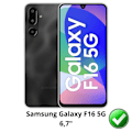 Pikkukuva 2 / 5: Karkaistu lasi Samsung Galaxy F16 5G:lle [Paketissa 2] Näyttösuojakalvo Phonillico® Transparent