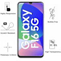 Pikkukuva 3 / 5: Karkaistu lasi Samsung Galaxy F16 5G:lle [Paketissa 2] Näyttösuojakalvo Phonillico® Transparent