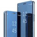 Miniatyrbillede 2 af 4: Coque Rabat Miroir Blå til Samsung Galaxy A10 - Coque Housse Etui Case Beskyttelse Clear View [Phonillico®]
