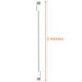 Miniatyrbillede 3 af 5: 2 Hurtigopladere 20W + 2 USB-C-kabler 2m til iPad Air 11" 2024/iPad Air 13" 2024/iPad Pro 11" 2024/iPad Pro 13" 2024