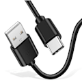 Pikkukuva 4 / 4: USB-C-kaapeli Xiaomi Mi 10 - Mi 10 PRO - Mi 10 LITE - USB-C-laturikaapeli Musta 1 Metri Phonillico® Svart
