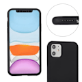 Miniatyrbild 4 av 4: Skal för iPhone 11 - Phonillico - Svart - Heltäckande skydd - Hårt plast - Härdat glas Svart