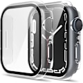 Pikkukuva 1 / 4: Coque yhteensopiva Apple Watch 41mm Sarja 9 - Kova suoja läpinäkyvä kuori lasisuoja Phonillico® Transparent