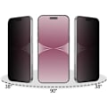 Miniatyrbild 3 av 4: Filmgaller Absolut Skydd för iPhone 15 PLUS [Pack 4] Svart Skärm Skydd Phonillico®