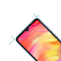 Pikkukuva 4 / 4: Suojakalvo - Phonillico® - Xiaomi REDMI NOTE 7 - 3 kappaleen pakkaus - Karkaistu lasi - Musta reunus Transparent, svart