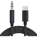 Pikkukuva 1 / 4: Kaapeli Audio Auto Kuulokkeet Adaptorin 3,5 mm Jack Auxiliaire Realme GT 5G - GT Master - GT Neo2 - C25s Phonillico® varten