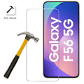 Pikkukuva 5 / 5: Lujasuojalasi Samsung Galaxy F56 5G [Pakkaus 2] Näytönsuojafilmi Phonillico® Transparent