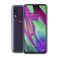 Miniatyrbillede 4 af 4: Coque til Samsung Galaxy A40 - Gennemsigtig Silikone i To Dele, Front og Bagside, Sammenklappelig [Phonillico®]