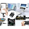 Miniatyrbillede 3 af 4: USB C til USB 3.0 OTG-adapter kompatibel med Galaxy S22/S21/S20/S10/S9/S8 - Macbook iPad Air 5 Computer [Sæt 2] Phonillico® Svart