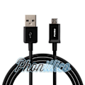 Pikkukuva 2 / 2: Kaapeli USB Laturi Musta yhteensopiva Sony Xperia M5 - Phonillico®