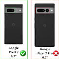 Pikkukuva 2 / 4: Google Pixel 7 Suojakalvo [2 Kpl] Karkaistu Lasi Takakameran Suojakalvo Phonillico®