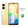 Miniatyrbillede 2 af 5: Skærmbeskyttelse - Phonillico - Vivo Y16 - Pakke med 4 - Hærdet glas - Ridseresistent Transparent