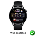 Miniatyrbild 2 av 3: Skydd för skärmen till Vivo Watch 3 [Pack 6] Ultra Tunn Plastskydd Film Phonillico Transparent