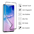 Pikkukuva 2 / 4: Elokuvansuojus - Phonillico® - Samsung Galaxy S10 PLUS - 3 Suojakalvoa - Naarmunkestävä - Musta Reuna Svart