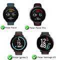 Pikkukuva 2 / 6: Laturi Polar Pacer/Pacer Pro/Ignite 3 älykellolle - 2 kpl 1m USB-kaapeleita - Phonillico® Svart