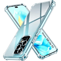 Pikkukuva 1 / 4: Iskusuojakuori - Phonillico - Honor 200 Lite 5G - Pehmeä TPU-suojaus - Läpinäkyvä - Vahvistettu 4 kulmaa Transparent