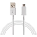 Pikkukuva 1 / 2: Kaapeli Xiaomi Redmi 9A:lle - Redmi 9C NFC:lle - Redmi 9C:lle - Micro USB laturikaapeli Valkoinen 1 metri Phonillico® Vit