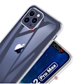 Miniatyrbild 4 av 4: Skydd för Apple iPhone 12 PRO MAX (6,7") - Heltäckande Transparent Silikon 2 Delar Fram Bak Inpassande Phonillico® Transparent