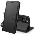 Coque - Phonillico® - iPhone 15 PRO - Plånbok - Magnetisk - Kortförvaring Svart