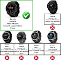 Pikkukuva 2 / 4: Garmin Fenix 7X - 7X Solar - 7X Sapphire Solar Tempered Lasit [2 Kpl] Phonillico® Transparent