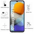 Miniatyrbillede 2 af 3: Hærdet Glas til Samsung Galaxy M23 5G [Pakke 2] Skærmbeskyttelse Film Phonillico® Transparent