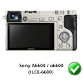 Miniatyrbild 2 av 3: Skyddsskärm för Sony Alpha 6600-A6600-α6600 [Pack 4] Ultra Tunn Hållbar Plastfilm Skydd Phonillico