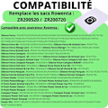 Miniatyrbillede 2 af 4: "Sugemask til Rowenta Compact Power X Trem Power Silence Force Erstatningsposer ZR200520 ZR200720 [Sæt 8] Phonillico®"