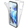 Miniatyrbillede 1 af 4: Coque til Xiaomi Redmi Note 12 5G - Housse Etui 360 Integreret Transparent 2 Dele Foran Bageste Sammenføjet Phonillico®