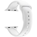 Pikkukuva 1 / 4: [Yhteensopiva Apple iWatch 44 mm] Ranneke Silikonista Valkoinen Pehmeä Koko M-L Urheilu Unisex Vaihtokello