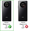 Miniatyrbillede 2 af 4: Coque til Honor Magic 4 Lite 4G og 2 hærdede glas skærmbeskyttelse Phonillico® Transparent
