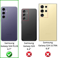 Pikkukuva 2 / 6: Iskunsuojakuori Samsung Galaxy S24 PLUS:lle ja 2 Karkaistua lasia Näytönsuojakalvo Phonillico®