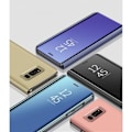Miniatyrbild 4 av 4: Skydd för Samsung Galaxy A9 2018 A920 - Fodral Etui med Spegel Blå Skydd Clear View [Phonillico®]
