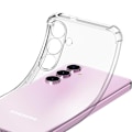 Pikkukuva 5 / 6: Samsung Galaxy S24 PLUS: Rikkoutumaton kotelo ja 2 Kappaletta Mustaa Antivakoilulasia Näytön Suojaukseen Phonillico®
