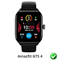 Miniatyrbild 2 av 3: Skärmskydd för Amazfit GTS 4 [Pack 6] Hållbart Ultra Tunt Plastskydd Phonillico Transparent