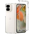 Kansi Google Pixel 9 Pro Fold - Iskunkestävä, kova, läpinäkyvä suoja Phonillico® Transparent