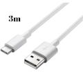 Miniatyrbillede 1 af 4: Kabel til Samsung Galaxy A20E, A40, A50, A70, A80, S10, S9, S8, NOTE 10, NOTE 9, NOTE 8 - USB-C opladerkabel 3 meter [Phonillico®]