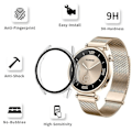 Miniatyrbillede 3 af 4: Beskyttelse kompatibel med Huawei Watch GT 4 41mm - Hårdt etui til smartur, gennemsigtigt cover, hærdet glas Phonillico® Transparent