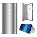 Miniatyrbillede 2 af 4: Coque til Samsung Galaxy S10 PLUS - Hætte med spejl sølv beskyttelse Clear View [Phonillico®