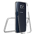 Miniatyrbild 2 av 4: Samsung Galaxy S6 EDGE-skal - Helkropps TPU Gelskydd Transparent Framsida Baksida Skydd Mjuk Silikon Phonillico®