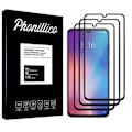 Miniatyrbillede 1 af 4: Hærdet Glas - Phonillico® - Xiaomi MI 9 SE - Pakke med 3 - Transparent - Sort Kant - Ridseresistent Transparent, svart