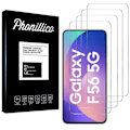 Pikkukuva 1 / 5: Samsung Galaxy F56 5G: 4 kpl Temperoidun lasin suojakalvo Phonillico® Transparent